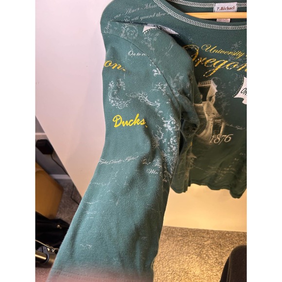 Y2k Vintage P. Michael Oregon all iver print top - Picture 3 of 5